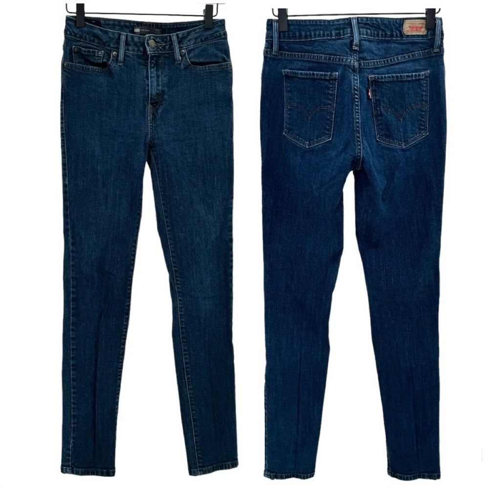 Levi’s 3449 High Rise Jeans | Size 27 x 32 | High Waist Skinny Jeans | Dark Wash